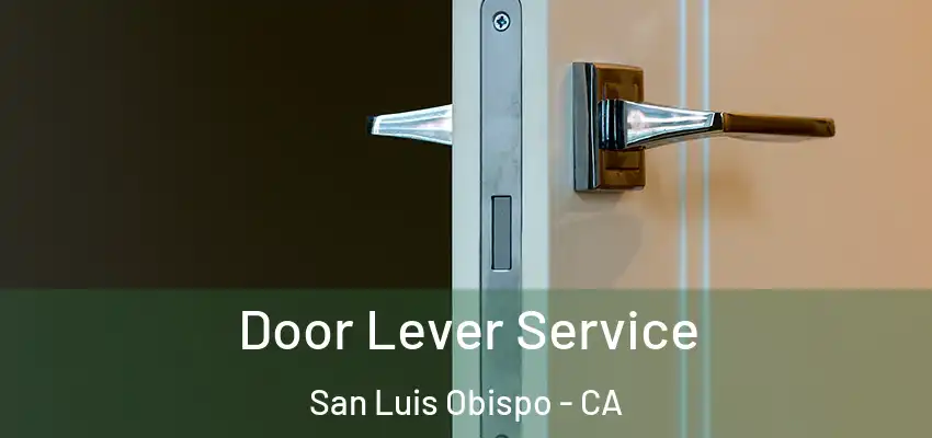 Door Lever Service San Luis Obispo - CA
